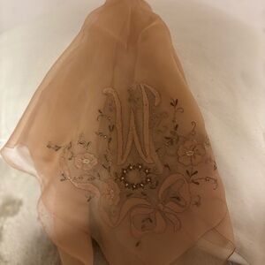 Elegant Hand Embroidered Scarf